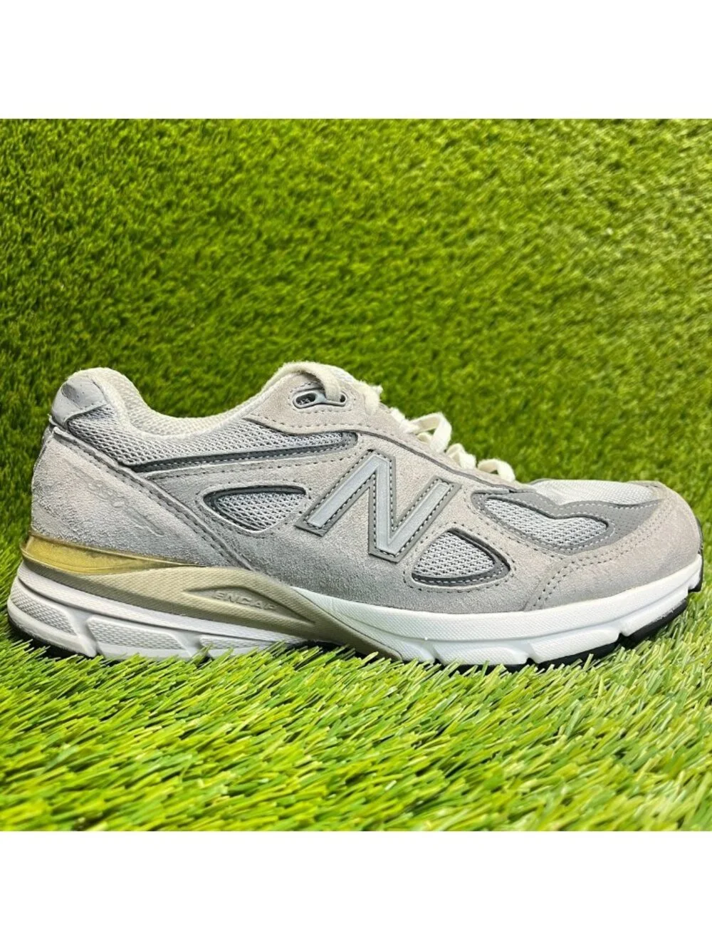 New Balance 990v4 Womens Size 8 Gray Athletic Running Walking Shoes Sneakers